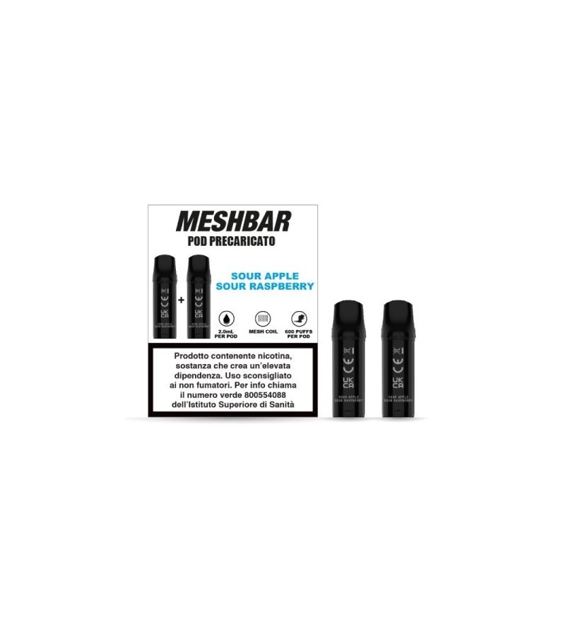 Meshbar - Sour Apple Sour Raspberry Pod